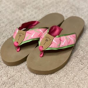 Eliza B Golf Tee Flip Flops, Size 8